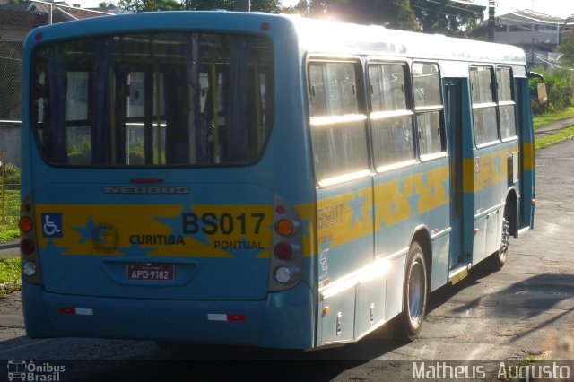 Transporte Coletivo Glória BS017 na cidade de Curitiba, Paraná, Brasil, por Matheus  Augusto. Número da foto: #2186518.