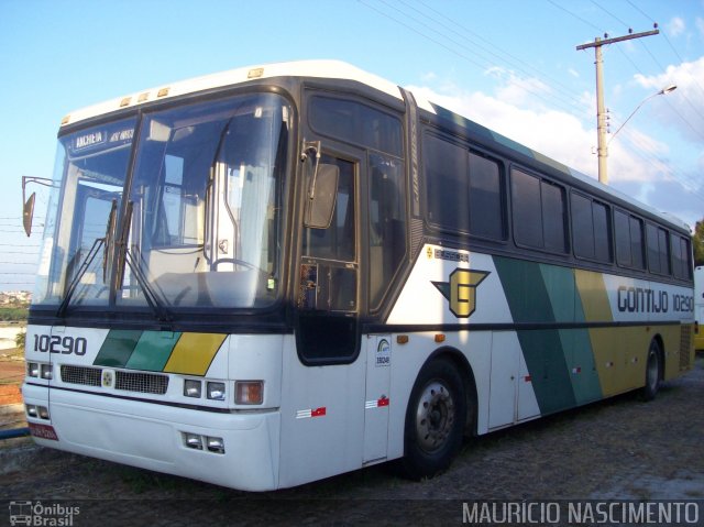 Empresa Gontijo de Transportes 10290 na cidade de Contagem, Minas Gerais, Brasil, por Maurício Nascimento. ID da foto: 2187970.