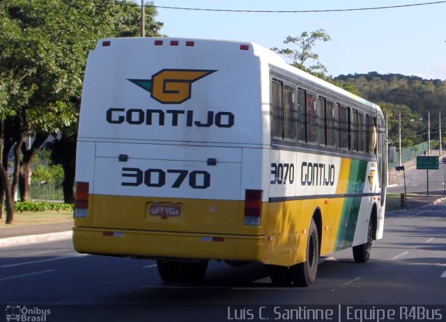 Empresa Gontijo de Transportes 3070 na cidade de Belo Horizonte, Minas Gerais, Brasil, por Luís Carlos Santinne Araújo. ID da foto: 2187330.