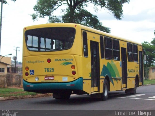 Viação Garcia 7625 na cidade de Arapongas, Paraná, Brasil, por Emanoel Diego.. Número da foto: #2189933.