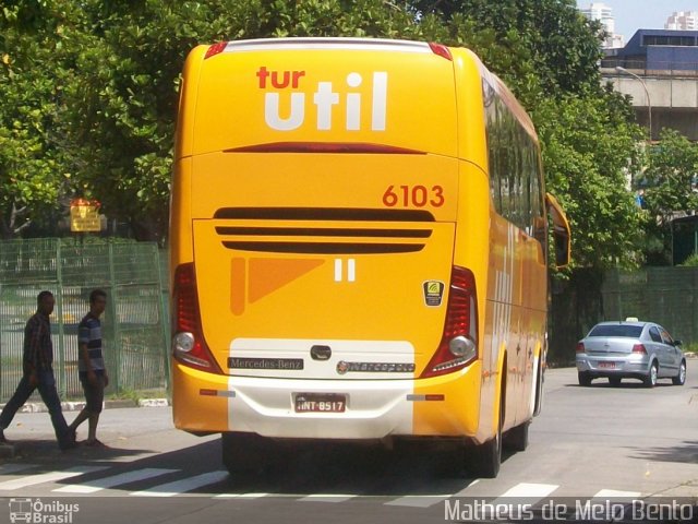 UTIL - União Transporte Interestadual de Luxo 6103 na cidade de São Paulo, São Paulo, Brasil, por Matheus de Melo Bento. Número da foto: #2189129.