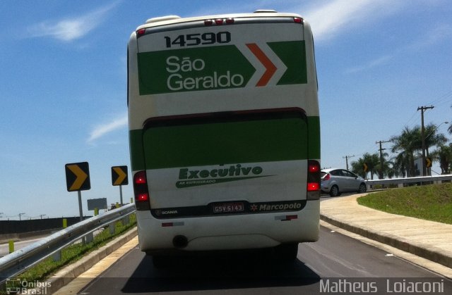 Cia. São Geraldo de Viação 14590 na cidade de Taubaté, São Paulo, Brasil, por Matheus  Loiaconi dos Santos. Número da foto: #2190373.