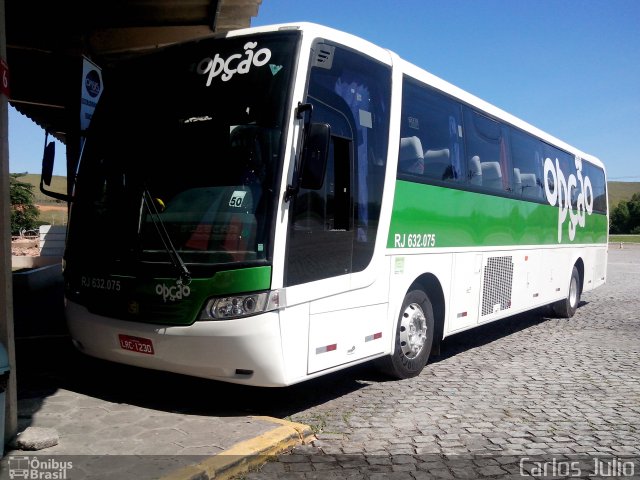 Opção Fretamento e Turismo RJ 632.075 na cidade de Casimiro de Abreu, Rio de Janeiro, Brasil, por Carlos Julio. Número da foto: #2190529.
