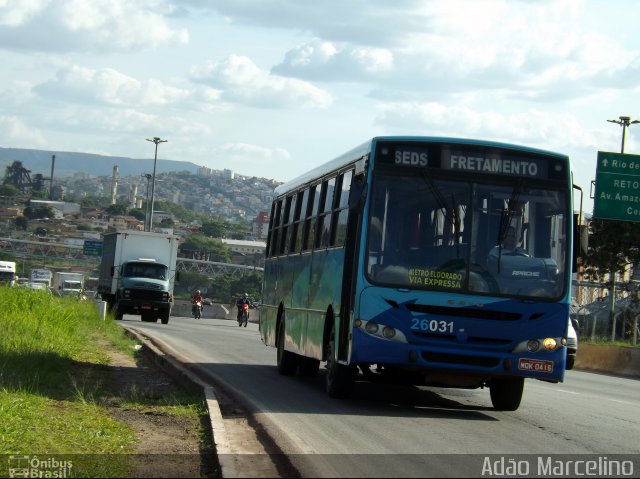 Seletrans 26031 na cidade de Belo Horizonte, Minas Gerais, Brasil, por Adão Raimundo Marcelino. ID da foto: 2190188.