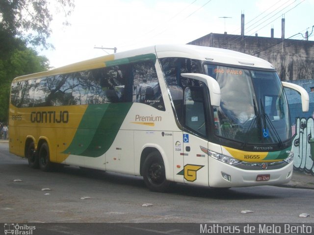 Empresa Gontijo de Transportes 18655 na cidade de São Paulo, São Paulo, Brasil, por Matheus de Melo Bento. Número da foto: #2190662.