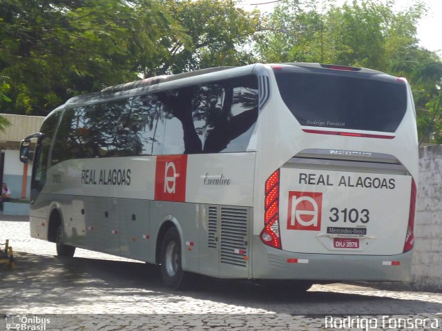 Real Alagoas de Viação 3103 na cidade de Maceió, Alagoas, Brasil, por Rodrigo Fonseca. Número da foto: #2191693.