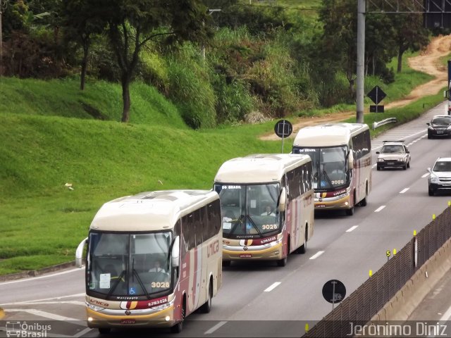 Transportes Única Petrópolis RJ 163.026 na cidade de Aparecida, São Paulo, Brasil, por Jerônimo Diniz. Número da foto: #2192077.