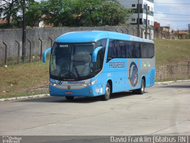 Auto Viação Progresso 6610 na cidade de Natal, Rio Grande do Norte, Brasil, por David Franklin. Número da foto: #2191376.