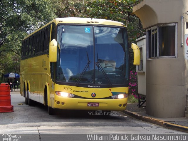 Viação Itapemirim 8095 na cidade de São Paulo, São Paulo, Brasil, por William Patrick Galvão Nascimento. Número da foto: #2190795.