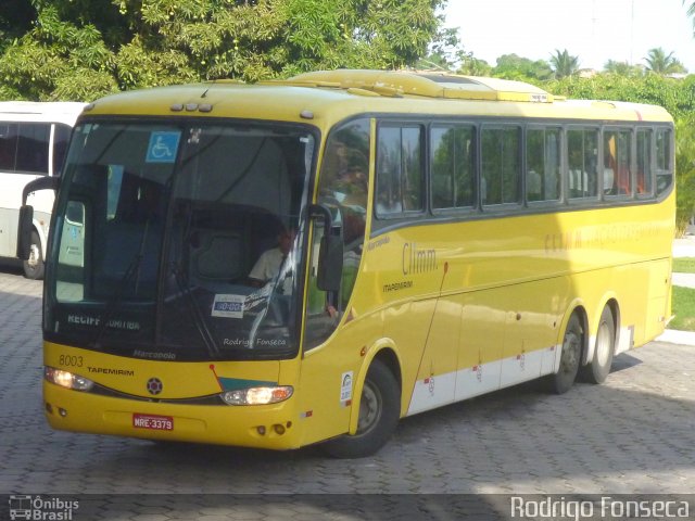 Viação Itapemirim 8003 na cidade de Maceió, Alagoas, Brasil, por Rodrigo Fonseca. ID da foto: 2191691.