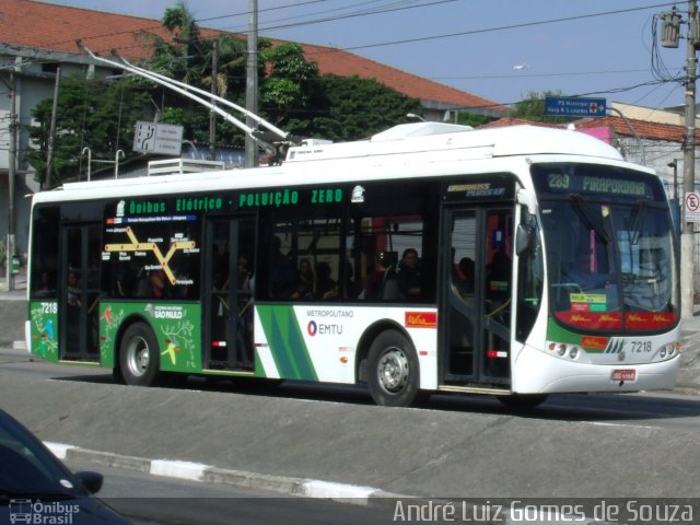 Metra - Sistema Metropolitano de Transporte 7218 na cidade de São Paulo, São Paulo, Brasil, por André Luiz Gomes de Souza. ID da foto: 2193676.