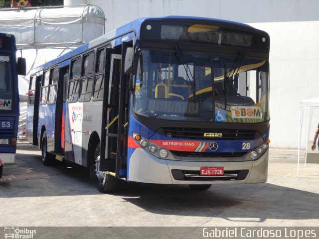 Viação São José de Transportes 28 na cidade de São Paulo, São Paulo, Brasil, por Gabriel Cardoso Lopes. ID da foto: 2193703.