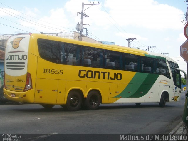 Empresa Gontijo de Transportes 18655 na cidade de São Paulo, São Paulo, Brasil, por Matheus de Melo Bento. Número da foto: #2192802.