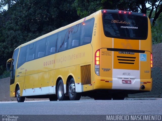 Viação Itapemirim 48135 na cidade de Belo Horizonte, Minas Gerais, Brasil, por Maurício Nascimento. Número da foto: #2193608.
