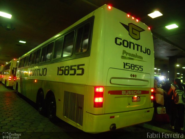 Empresa Gontijo de Transportes 15855 na cidade de Belo Horizonte, Minas Gerais, Brasil, por Fabri Ferreira. ID da foto: 2193577.