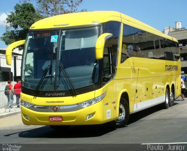Viação Itapemirim 60665 na cidade de Rio de Janeiro, Rio de Janeiro, Brasil, por Paulo  Junior. Número da foto: #2194067.