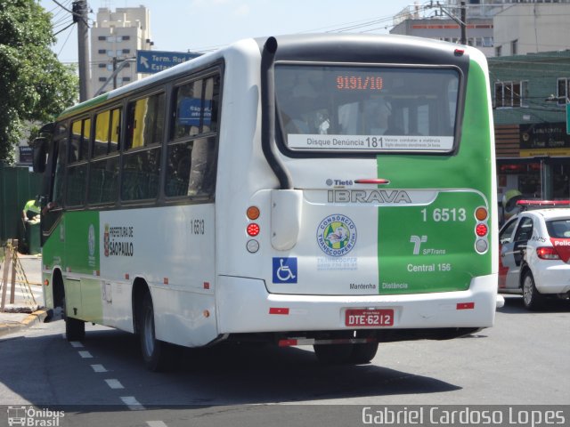 Transcooper > Norte Buss 1 6513 na cidade de São Paulo, São Paulo, Brasil, por Gabriel Cardoso Lopes. ID da foto: 2193741.