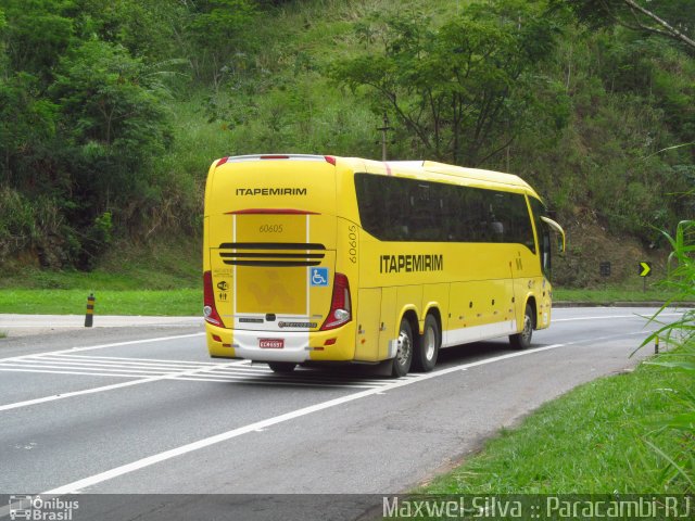 Viação Itapemirim 60605 na cidade de Paracambi, Rio de Janeiro, Brasil, por Maxwel Silva. Número da foto: #2193940.