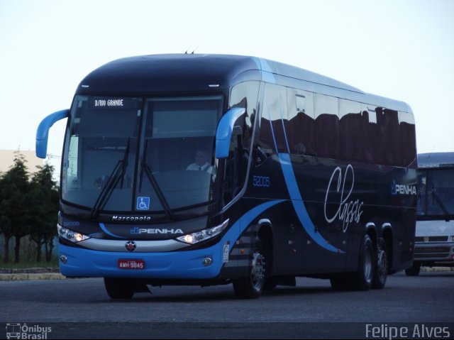 Empresa de Ônibus Nossa Senhora da Penha 52005 na cidade de Pelotas, Rio Grande do Sul, Brasil, por Felipe Alves. ID da foto: 2194715.