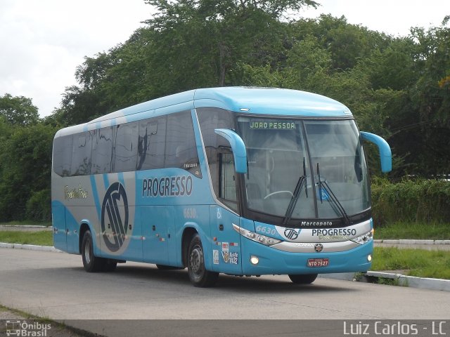 Auto Viação Progresso 6630 na cidade de Recife, Pernambuco, Brasil, por Luiz Carlos de Santana. Número da foto: #2195693.