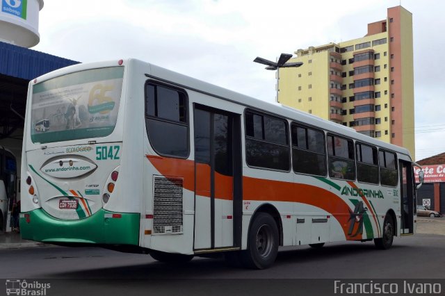 Empresa de Transportes Andorinha 5042 na cidade de Presidente Prudente, São Paulo, Brasil, por Francisco Ivano. ID da foto: 2195301.