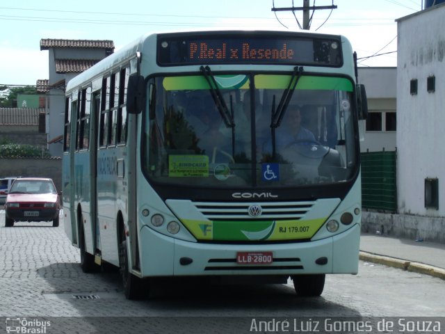 Viação Falcão RJ 179.007 na cidade de Resende, Rio de Janeiro, Brasil, por André Luiz Gomes de Souza. Número da foto: #2195977.