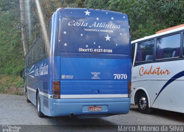Costa Atlântica Transportes e Turismo 7070 na cidade de Aparecida, São Paulo, Brasil, por Marco Antonio da Silva. Número da foto: #2195328.