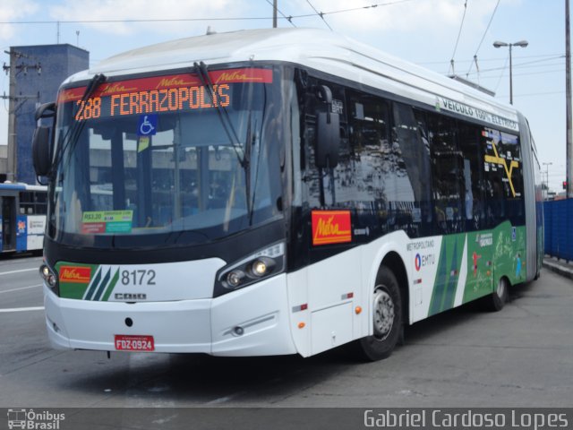 Metra - Sistema Metropolitano de Transporte 8172 na cidade de São Paulo, São Paulo, Brasil, por Gabriel Cardoso Lopes. ID da foto: 2195216.