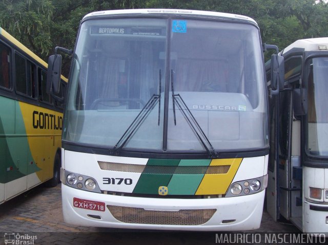 Empresa Gontijo de Transportes 3170 na cidade de Belo Horizonte, Minas Gerais, Brasil, por Maurício Nascimento. ID da foto: 2198987.