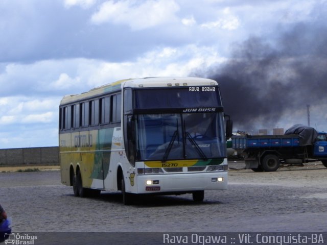 Empresa Gontijo de Transportes 15270 na cidade de Vitória da Conquista, Bahia, Brasil, por Rava Ogawa. ID da foto: 2199520.