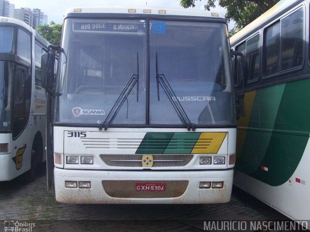 Empresa Gontijo de Transportes 3115 na cidade de Belo Horizonte, Minas Gerais, Brasil, por Maurício Nascimento. ID da foto: 2199004.