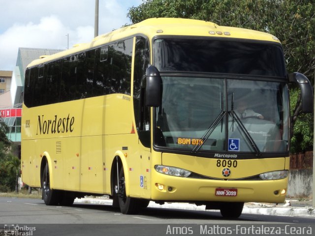 Viação Nordeste 8090 na cidade de Fortaleza, Ceará, Brasil, por Amós  Mattos. Número da foto: #2197728.