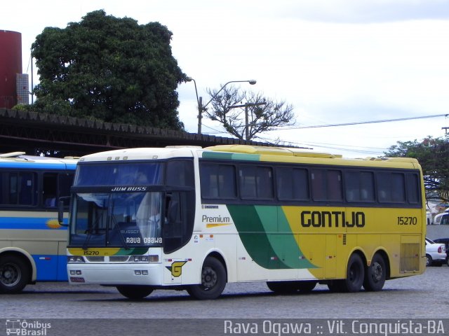 Empresa Gontijo de Transportes 15270 na cidade de Vitória da Conquista, Bahia, Brasil, por Rava Ogawa. Número da foto: #2199550.