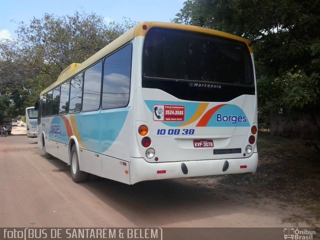 Viação Borges 10 08 38 na cidade de Santarém, Pará, Brasil, por Adelso Silva Luis Doidinho. Número da foto: #2197636.