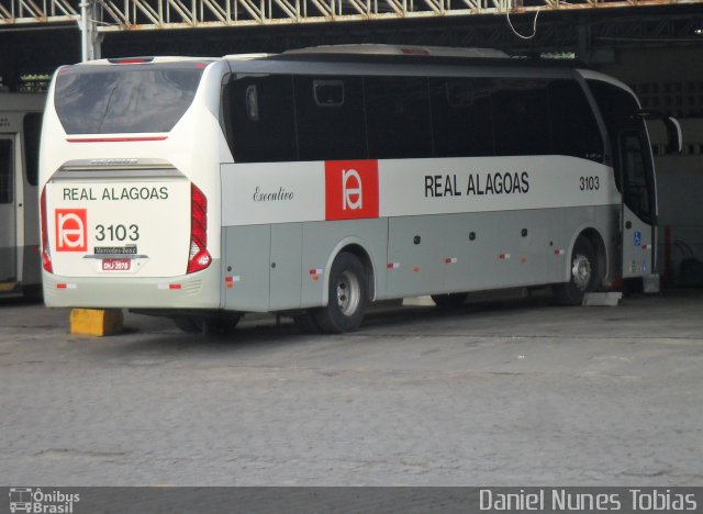 Real Alagoas de Viação 3103 na cidade de Maceió, Alagoas, Brasil, por Daniel Nunes Tobias. Número da foto: #2199880.
