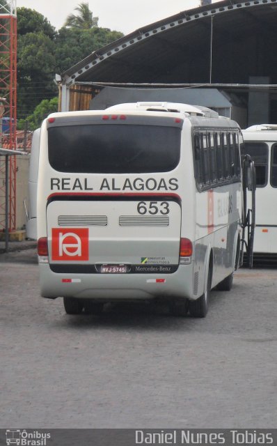 Real Alagoas de Viação 653 na cidade de Maceió, Alagoas, Brasil, por Daniel Nunes Tobias. ID da foto: 2199901.