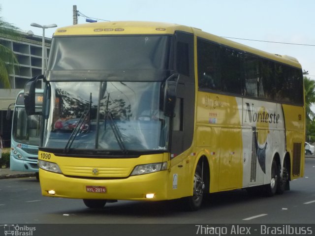 Viação Nordeste 1090 na cidade de Fortaleza, Ceará, Brasil, por Thiago Alex. Número da foto: #2201607.