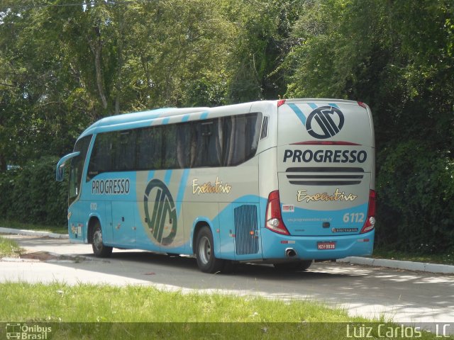 Auto Viação Progresso 6112 na cidade de Recife, Pernambuco, Brasil, por Luiz Carlos de Santana. Número da foto: #2201088.