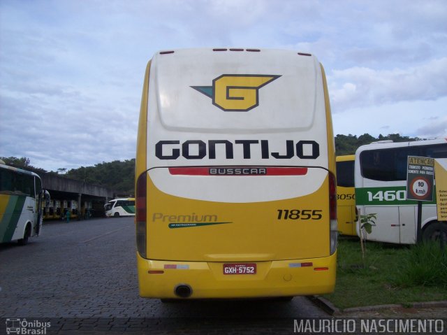 Empresa Gontijo de Transportes 11855 na cidade de Belo Horizonte, Minas Gerais, Brasil, por Maurício Nascimento. ID da foto: 2201522.