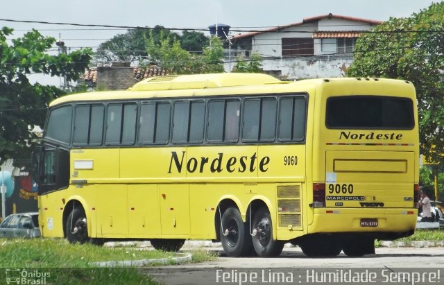 Viação Nordeste 9060 na cidade de Natal, Rio Grande do Norte, Brasil, por Felipe Lima Araújo. ID da foto: 2199743.