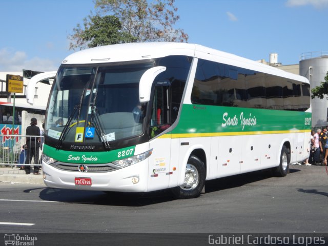 VSI - Viação Santo Ignácio 2207 na cidade de Rio de Janeiro, Rio de Janeiro, Brasil, por Gabriel Cardoso Lopes. ID da foto: 2201868.