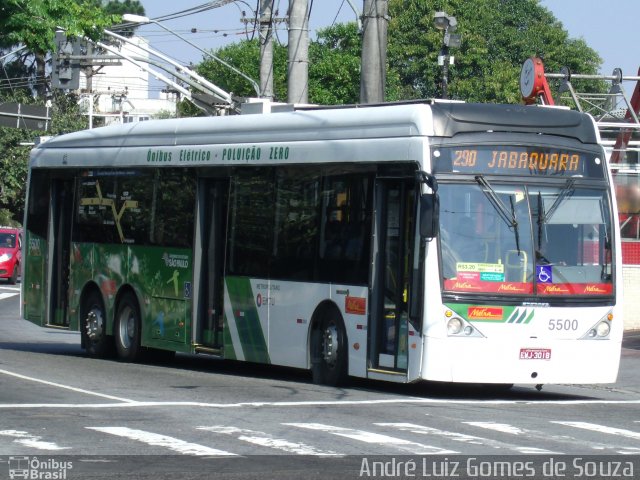 Metra - Sistema Metropolitano de Transporte 5500 na cidade de São Paulo, São Paulo, Brasil, por André Luiz Gomes de Souza. Número da foto: #2201708.