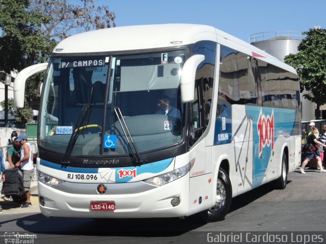 Auto Viação 1001 RJ 108.096 na cidade de Rio de Janeiro, Rio de Janeiro, Brasil, por Gabriel Cardoso Lopes. Número da foto: #2201984.