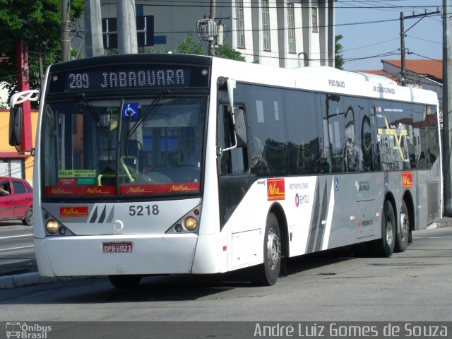 Metra - Sistema Metropolitano de Transporte 5218 na cidade de São Paulo, São Paulo, Brasil, por André Luiz Gomes de Souza. Número da foto: #2201683.