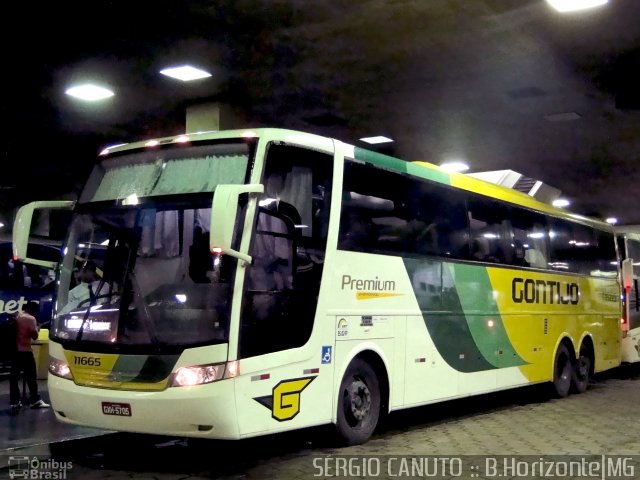 Empresa Gontijo de Transportes 11665 na cidade de Belo Horizonte, Minas Gerais, Brasil, por Sérgio Augusto Braga Canuto. Número da foto: #2201626.