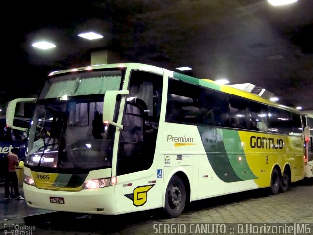 Empresa Gontijo de Transportes 11665 na cidade de Belo Horizonte, Minas Gerais, Brasil, por Sérgio Augusto Braga Canuto. ID da foto: 2201626.