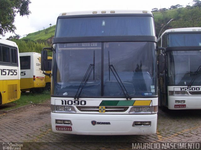 Empresa Gontijo de Transportes 11090 na cidade de Belo Horizonte, Minas Gerais, Brasil, por Maurício Nascimento. Número da foto: #2201566.