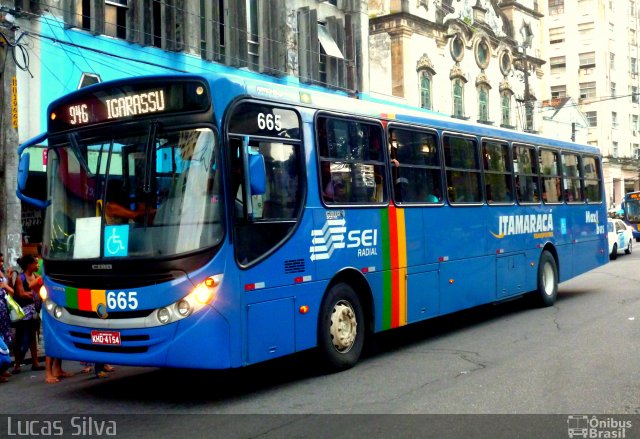 Itamaracá Transportes 665 na cidade de Recife, Pernambuco, Brasil, por Lucas Silva. Número da foto: #2201289.