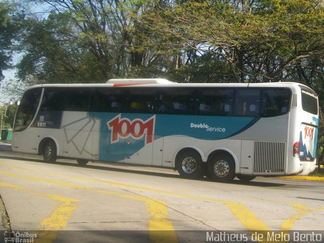 Auto Viação 1001 2811 na cidade de São Paulo, São Paulo, Brasil, por Matheus de Melo Bento. ID da foto: 2202483.