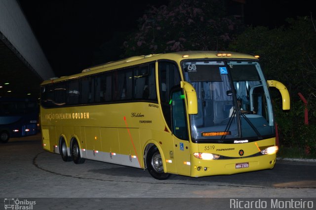 Viação Itapemirim 5519 na cidade de Vitória, Espírito Santo, Brasil, por Ricardo Silva Monteiro. Número da foto: #2203390.